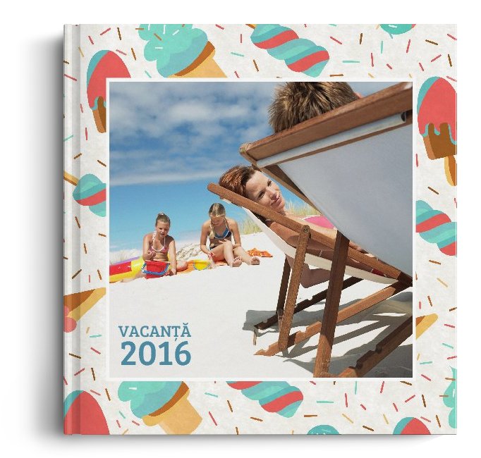 Fotocarte Retro Summer - Standard, coperta moale - Panoramic mic (21x14 cm)