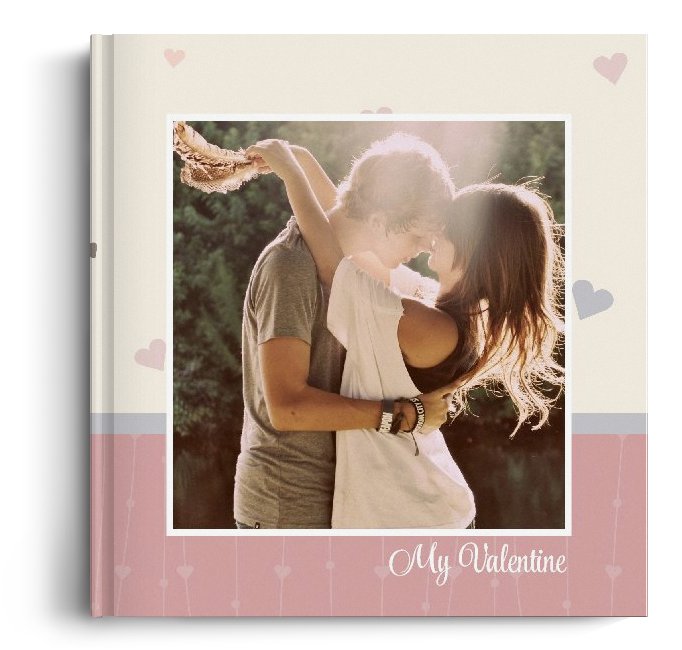 Fotocarte Valentine - Standard, coperta moale - Patrat mediu (20x20 cm)