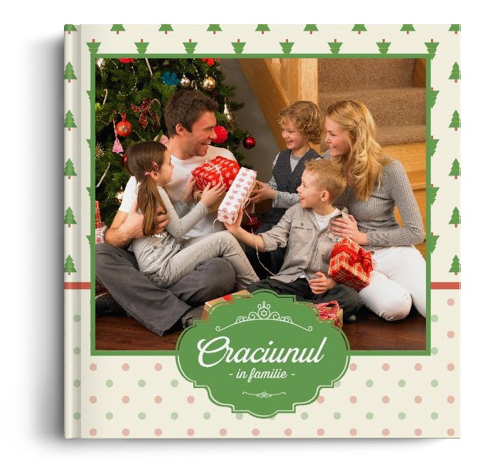 Fotocarte Craciunul In Familie - Standard, coperta moale - Patrat mediu (20x20 cm)